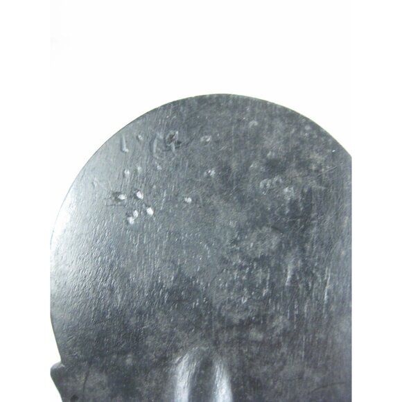 African Female Figurine Fertility Doll Sculpture Handcrafted Black Wood - Picture 6 of 8